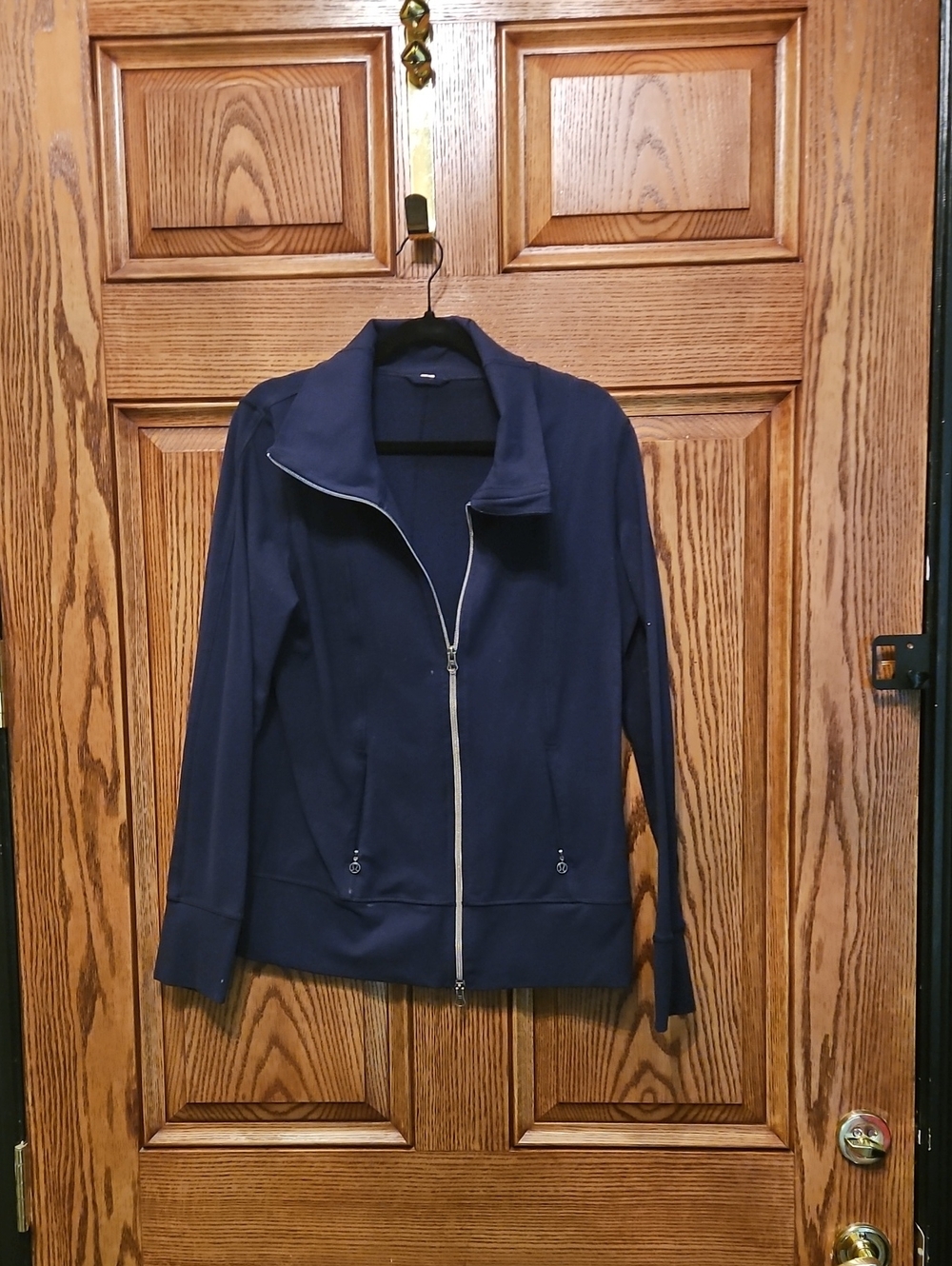 Lululemon Navy Zip-Front Jacket
